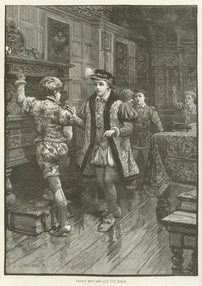 El Príncipe Eduardo y la Biblia de Charles James Richardson